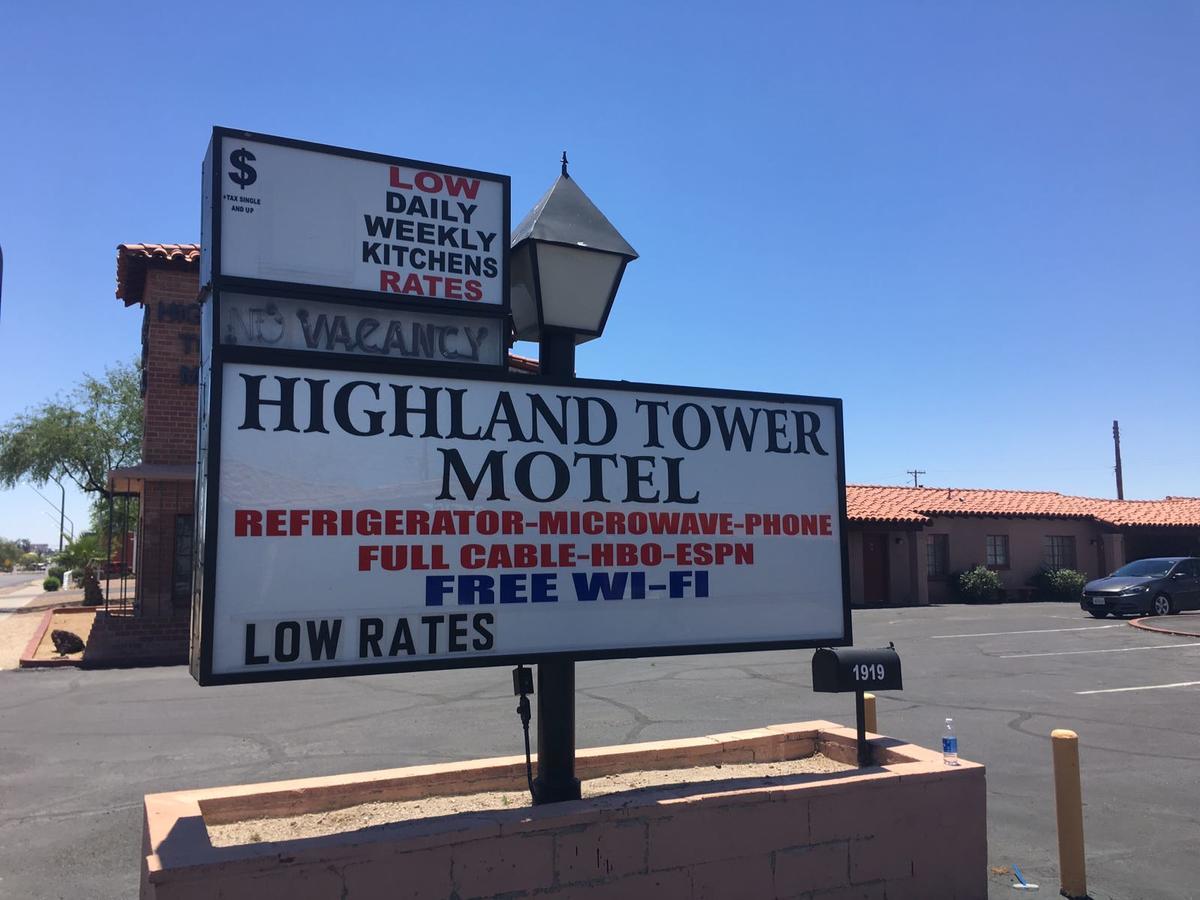 Highland Tower Motel Tucson Bagian luar foto